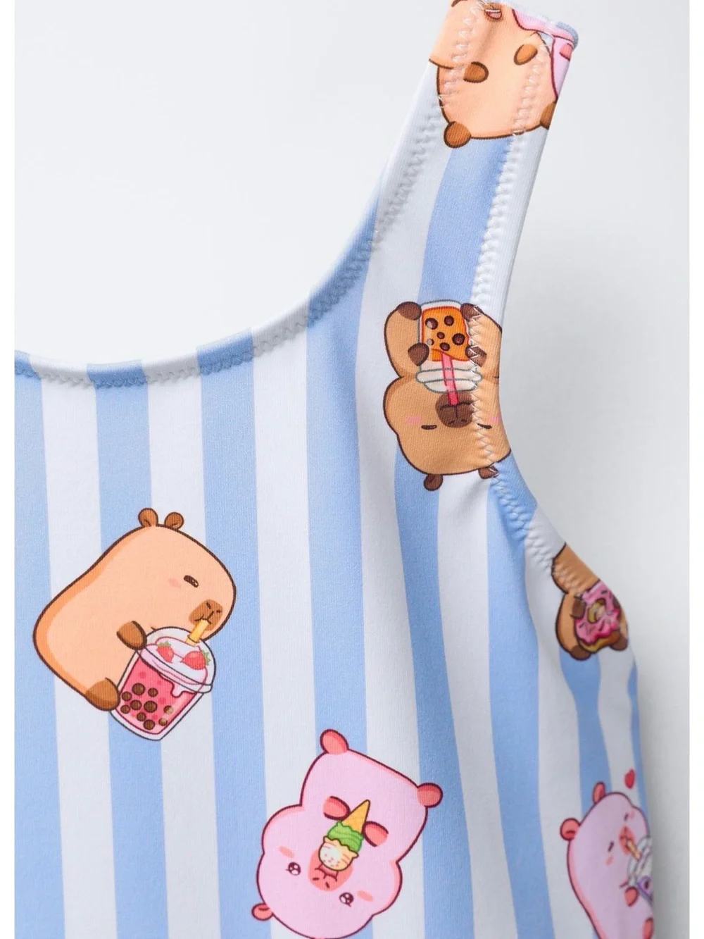 Zara Stripped CAPYBARA Swimsuit